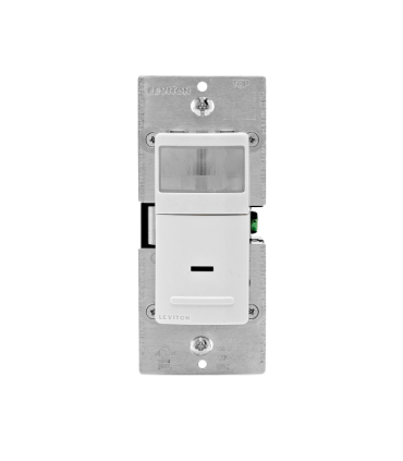 001-IPV05-1LZ - Sensor universal 180 PIR 1P  5A 120Vac 60Hz para Led o bajo consumo encendido automatico Decora Leviton