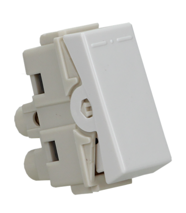 QZE2001BN - Interruptor Sencillo Blanco Modus