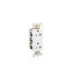 16352-00W - Contacto dúplex 20A 125V blanco Nema 5-20R Decora Plus Leviton