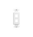 41642-00W - Inserto de multimedia 2 puertos blanco Decora Leviton