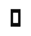 80301-0SE - Placa 1 ventana color negro Decora Leviton