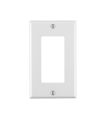 80401-00W - Placa 1 unidad blanca Decora Leviton