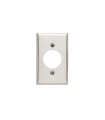 84028-000 - Placa de acero inoxidable 430 para contacto 50A Leviton