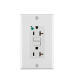 GFNT2-HGW - Receptáculo dúplex GFCI o ICFT smartlockpro grado hospital 20A 125V 2P3H Leviton