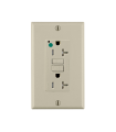 GFTR2-HGI - Receptáculo dúplex grado hospital 20A 125V 2P3H marfil Leviton