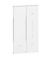 KW19 - Cubretecla Dimmer K4411 2 Módulos Color Blanco Living Now