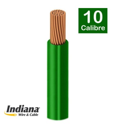 SLY307 - Cable cal. 10 THW 90°C 100 mts. color verde