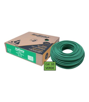 SLY307 - Cable cal. 10 THW 90°C 100 mts. color verde