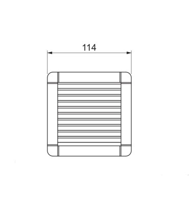 7F.05.0.000.1000 - Filtro Para Ventilador Modelo 1020 (92X92) Finder