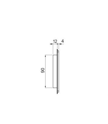 7F.05.0.000.1000 - Filtro Para Ventilador Modelo 1020 (92X92) Finder