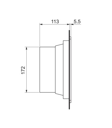 7F.50.8.120.4370 -Ventilador Con Filtro Uso Interno 120 Vca Tam 4 370 M3/H