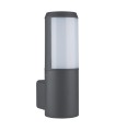 ADE-016 – LUMINARIA PARED CILÍNDRICA GRIS EXTERIOR PARA E26