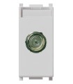 14318.SL - Toma de TV Coaxial conector tipo F hembra color silver Plana Vimar