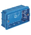 V71304 - Caja empotrable rectangular 4 módulos azul Vimar