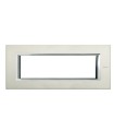 HA4806XC - Placa De Aluminio En Forma Rectangular Color Aluminio Pulido 6 Mod