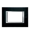 HA4803XS - Placa De Aluminio En Forma Rectangular Color Antracita Satinado 3 Mód.