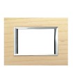 HA4803LFR - Placa De Madera De Fresno En Forma Rectangular 3 Modulos