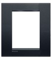 LNA4826AR - Placa Rectangular Color  Negro Antracita 3+3  Modulo