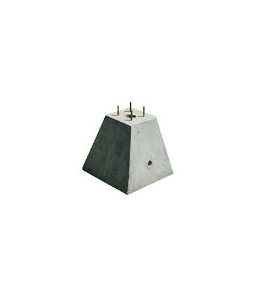 BCP807040 - Base de concreto piramidal 80x70x40cm