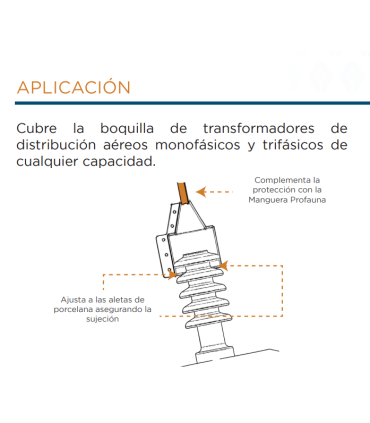 AI004026 - Cubierta profauna para boquilla 15/25 kv