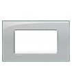 LNA4803KG - Placa Rectangular Color Gris Hielo 3  Modulo Plastica