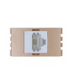 25483-34 - Toma informática rj-45 cat 6 color aluminio serie 25 plus