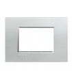 LNA4803AG - Placa Rectangular Color Plata 3  Modulos