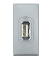 HC4285C - Cargador USB 750mA color gris claro 1 modulo