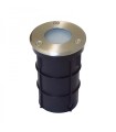 7320-LED - Luminario empotrar en piso 6 led 1x1w calux acero inox.