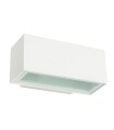 5482/BL - Luminario para muro e27 ip54 acabado blanco marca calux