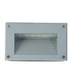 2220-LED - Luminaria LED para empotrar en muro 12x0.1w gris