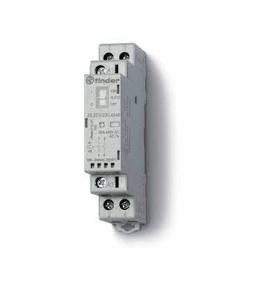 22.32.0.120.1340- Contactor Modular 25A 2C No,24 Acdc Finder