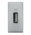 HC4285C1 - Cargador Usb  1.1A Color Gris Claro 1 Modulo