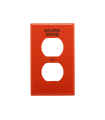 IG5132RN-BOX - Placa dúplex tierra aislada Naranja EATON